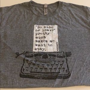 WRDSMTH NOLA NEW ORLEANS TYPEWRITER T SHIRT
